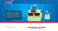 Desktop Screenshot of patricmachines.com